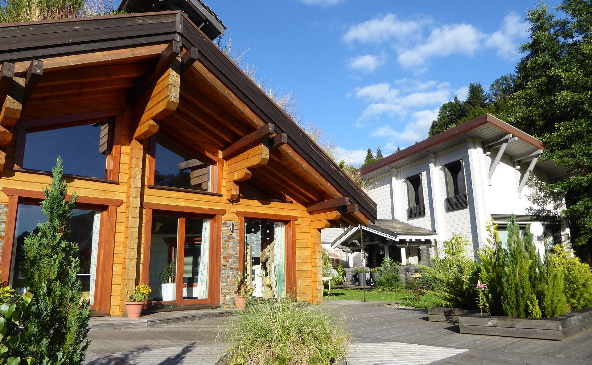 Chalet d'exposition à la Bresse